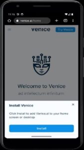 Venice AI screenshot 1