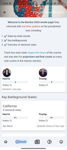 Election 2025 screenshot 2