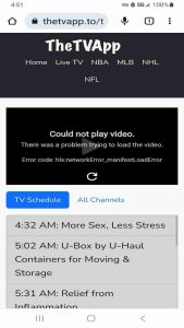 TheTVApp.to screenshot 2