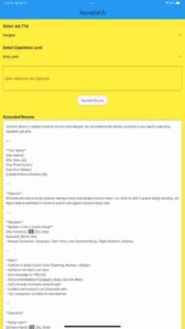 Resume Craft screenshot 1