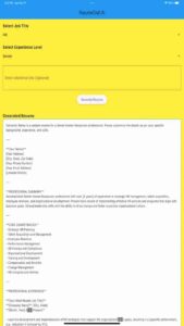 Resume Craft screenshot 3