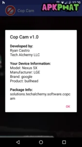 Cop Cam screenshot 1