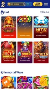 Zula Casino screenshot 1
