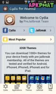 Cydia screenshot 1