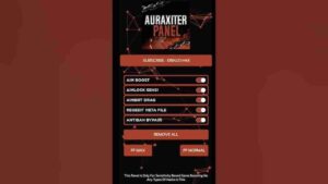 Auraxiter Panel screenshot 3