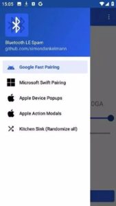 Bluetooth LE Spam screenshot 1