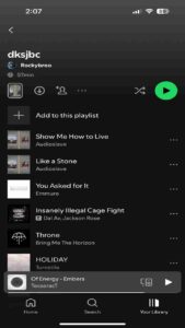 Eevee Spotify screenshot 3