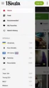 18insta screenshot 1