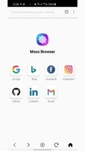 Moss Browser screenshot 4