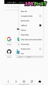 Moss Browser screenshot 5