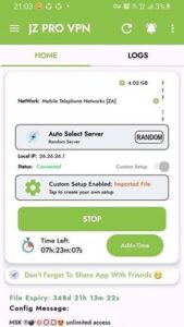 JZ Pro VPN screenshot 4
