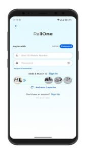 RailOne screenshot 2